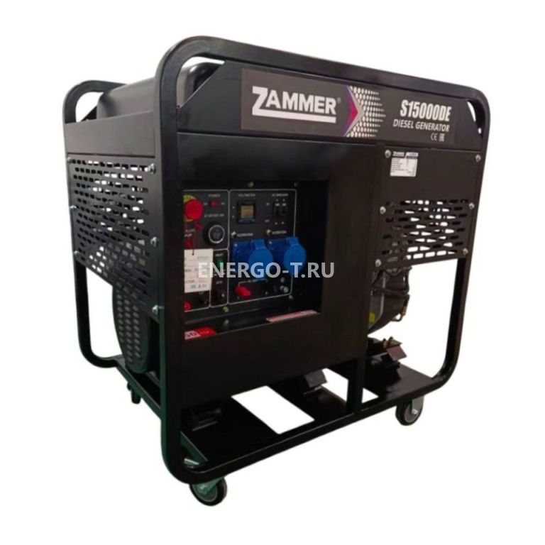 Дизельный генератор ZAMMER S15000DE