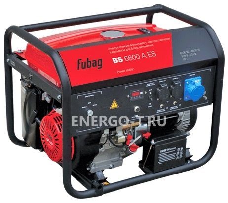 Бензиновый генератор Fubag BS 6600 A ES с АВР