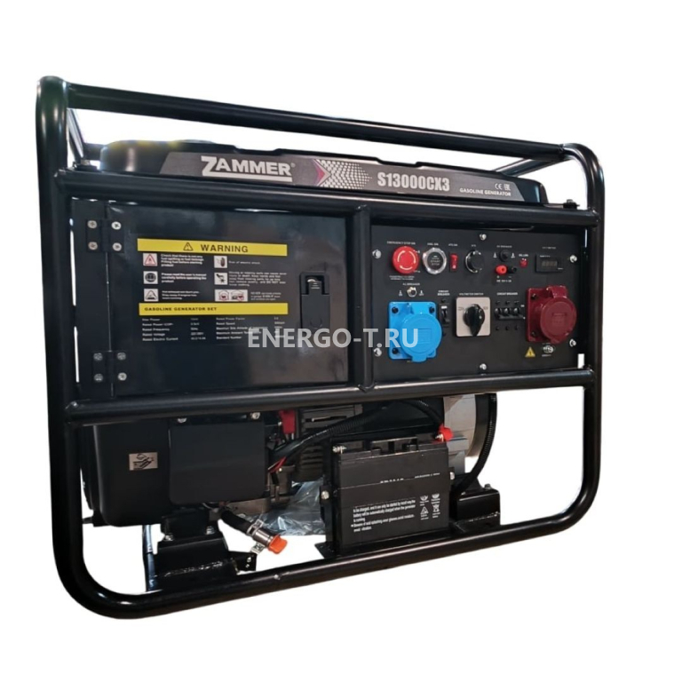 Бензиновый генератор ZAMMER S13000CX3